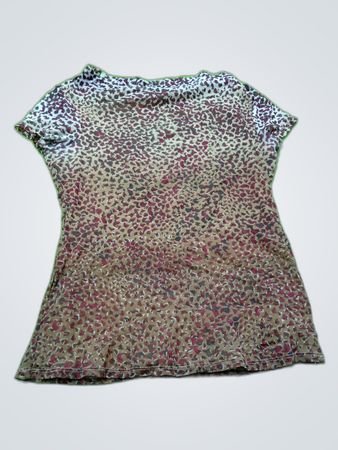 Liz Claiborne Printed Animal Print Blouse