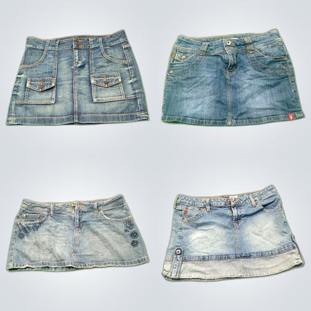 Denim Skirts Bundle Short