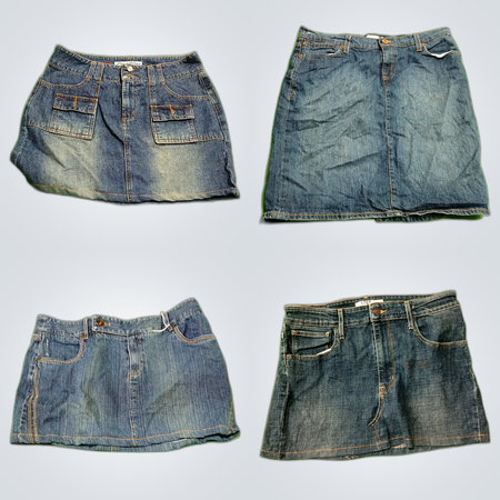 Denim Mini Skirts Bundle