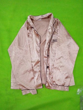 Satin Long Sleeve Blouse