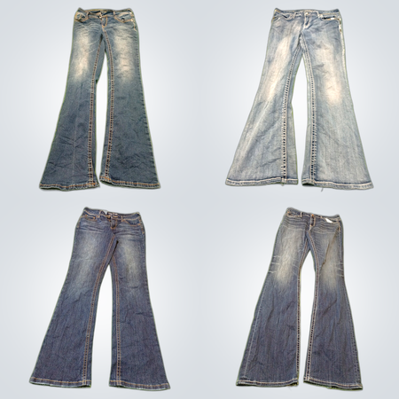 Damen 3er Pack Jeans