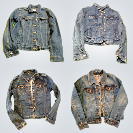 Denim-Jacken im Vintage-Stil