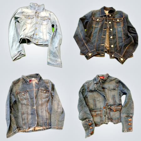 Y2K Racer Denim Jackets