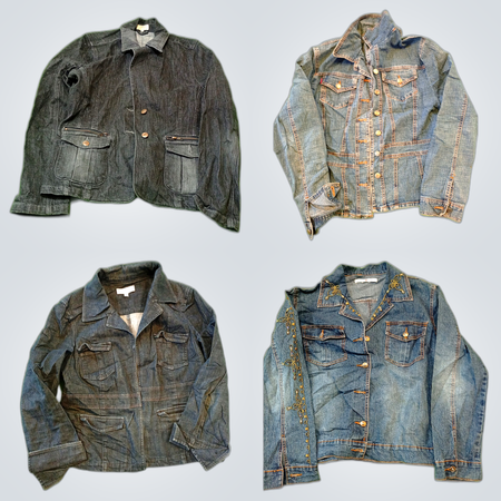 Denim Jackets with Clasp