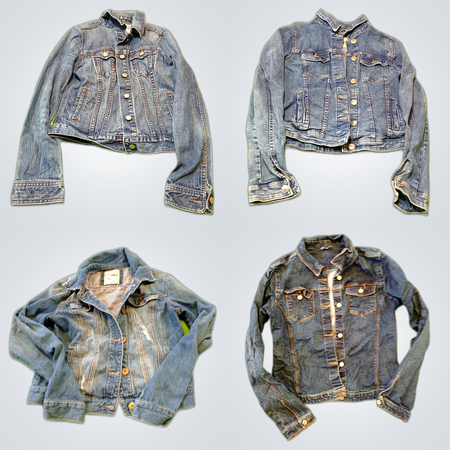 Pack de vestes en denim Y2K