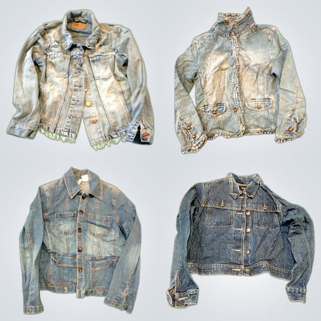 Distressed Denim Jackets Bundle