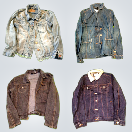 Distressed Denim Jackets Bundle