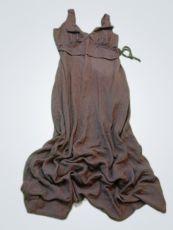 Wild Fable Braunes Ärmelloses Maxikleid