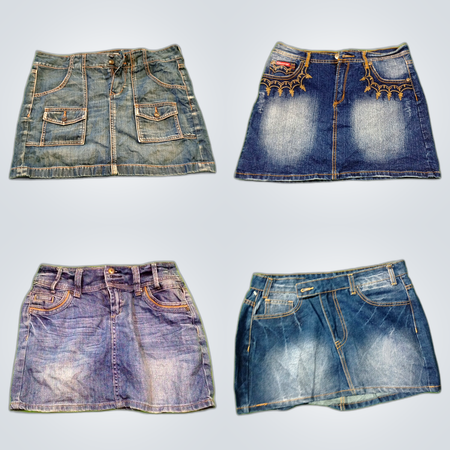 Denim Mini Skirts Unknowns