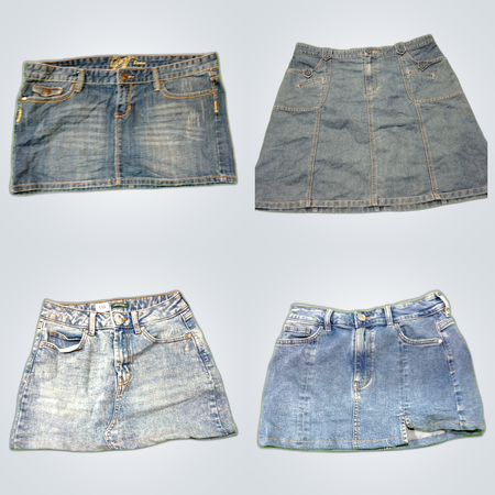 Y2K Denim Mini Skirts
