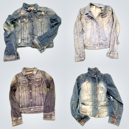 Distressed Denim Jackets Bundle