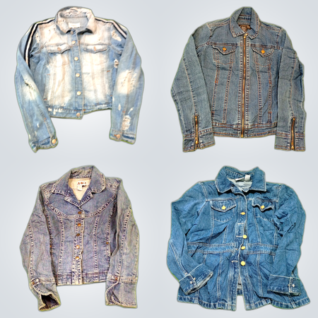 Distressed Denim Jackets Bundle