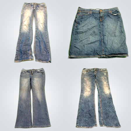 Denim Skirt and Jeans Bundle