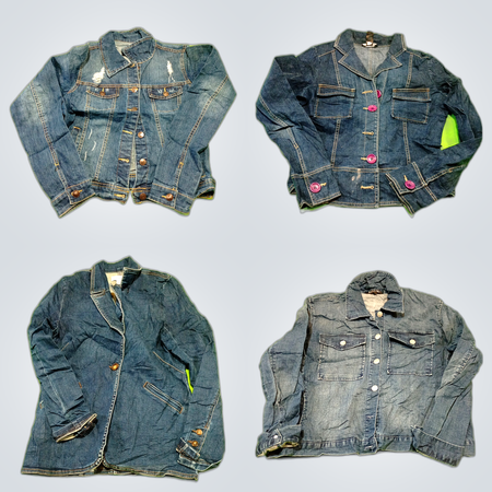 Denim Jackets with Clasp
