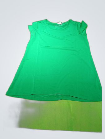 Susan Graver Modern Essentials Green Basic Tank Top