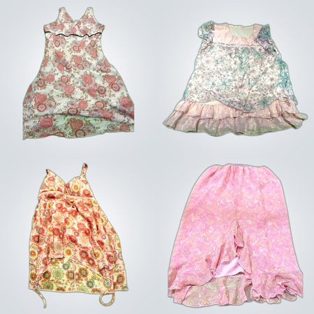 Vestidos com Estampa Floral Y2K