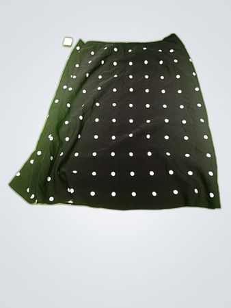 Ann Taylor Black Polka Dot Skirt