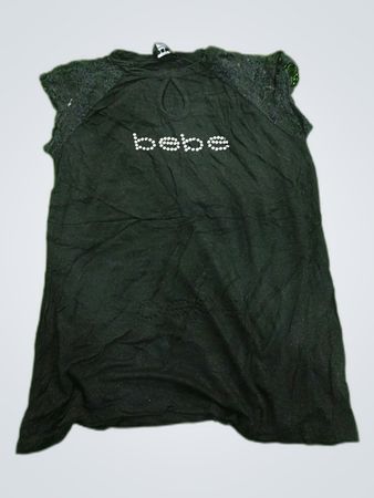 bebe Black Sleeveless Top