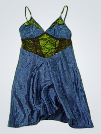 inBloom by Languil Blue Lace Slip Dress