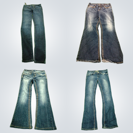 Y2Kブーツカットジーンズバンドル