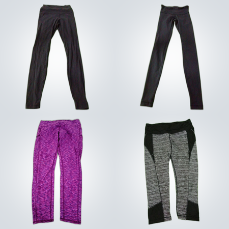 Purple and Gray Leggings