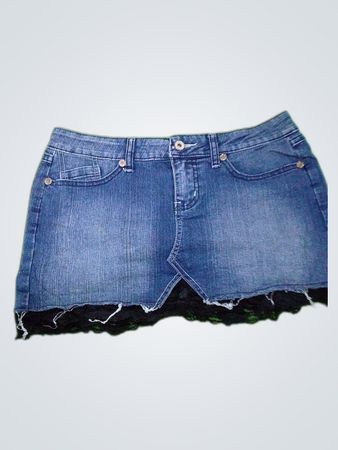 YMI Denim Mini Skirt