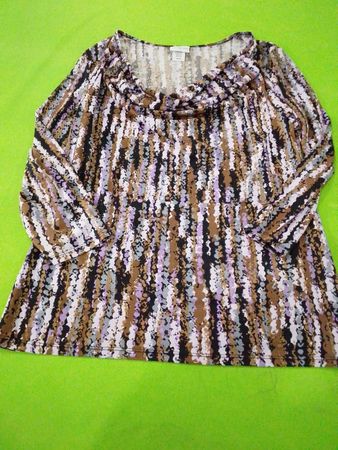 Jaclyn Smith Printed Blouse