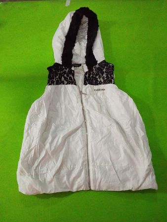 bebe White Puffer Jacket