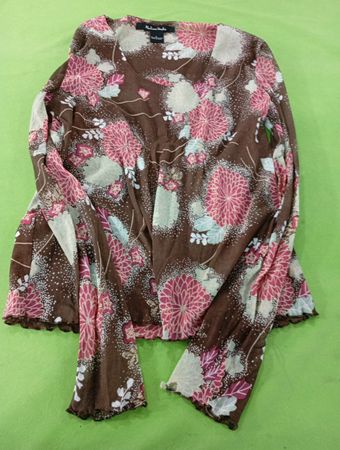 Madison Studio Printed Floral Blouse