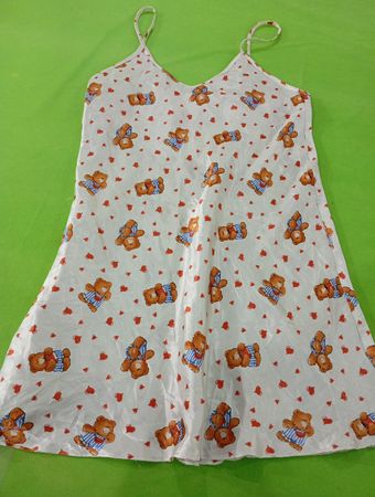 Teddy Bear Print Dress