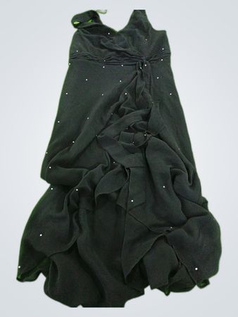 Dress Collection Black Sleeveless Wrap Dress