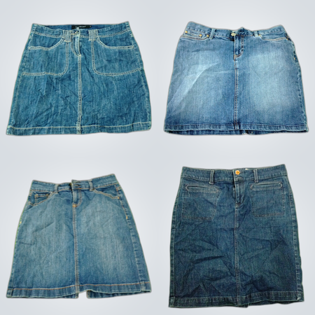 Y2K Denim Mini Skirts