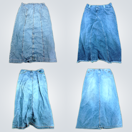 Denim Maxi Skirt