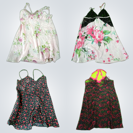 Y2K Floral Lace Dress