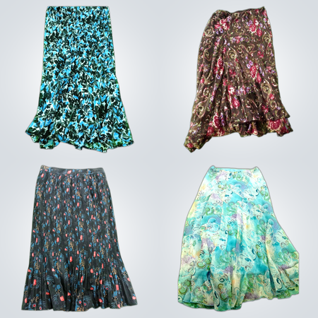 Y2K Floral Skirts