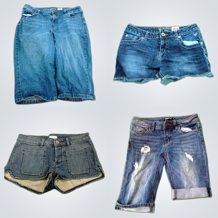 Pacotes de Shorts de Jeans