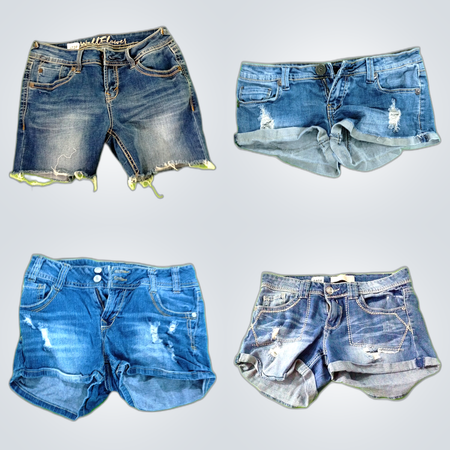 Pacotes de Shorts de Jeans