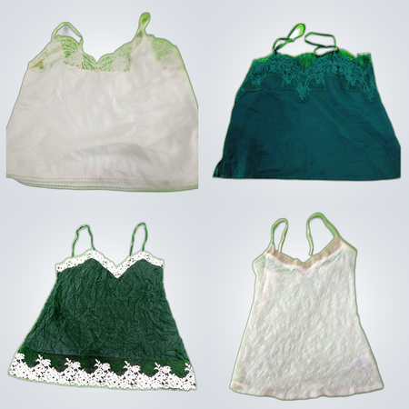 Y2k Lace trim Chemis