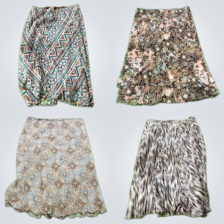 Y2K Printed Skirt