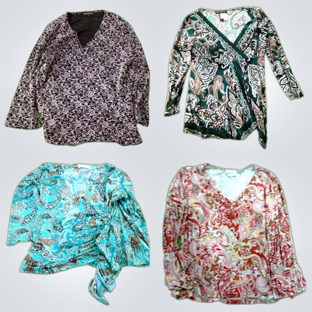 Y2K Printed Blouse Bundles