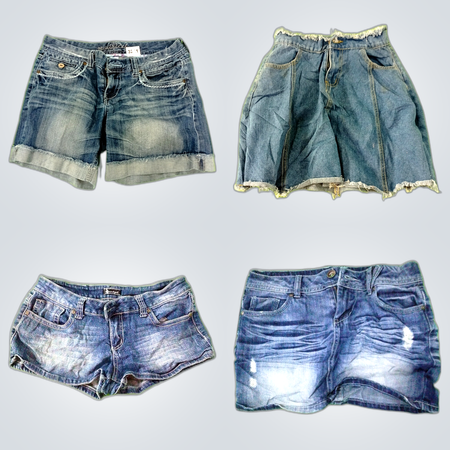 Y2K Denim Shorts Bundle