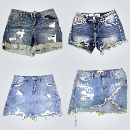 Denim shorts bundle