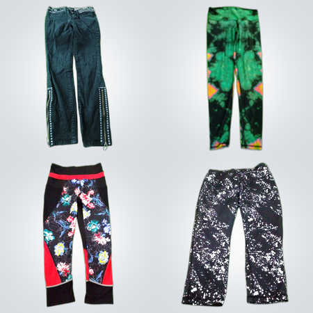 Pantaloni stampati Y2k