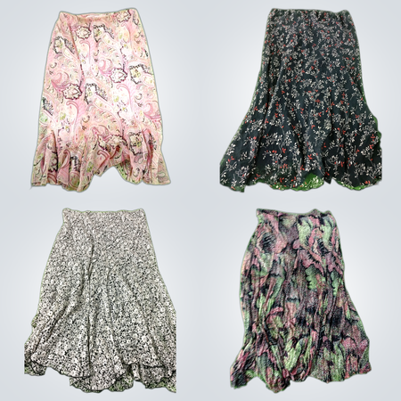 Y2k Styles Ruffle Skirt