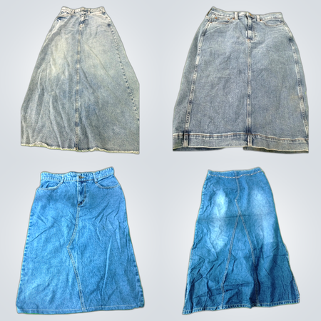 Pacchetti di gonne di denim