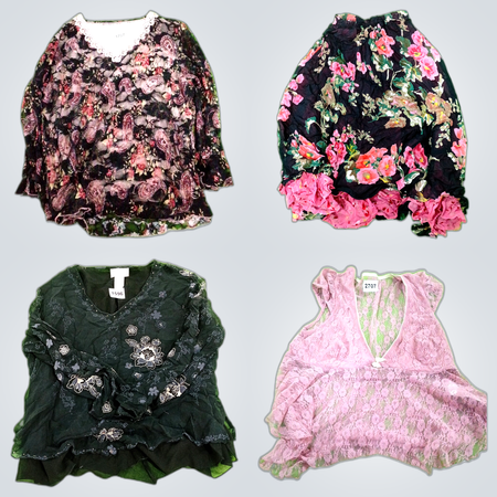 Y2k Styles Ruffle Blouse Bundles
