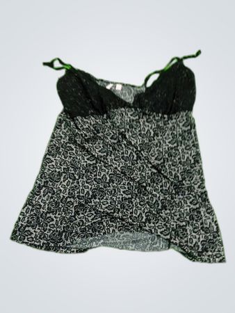 Unbranded Black Lace Camisole Top