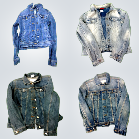 Ensembles de vestes en denim