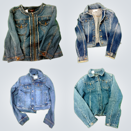 Ensembles de vestes en denim
