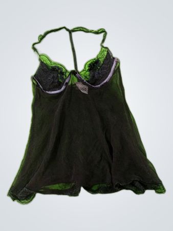 Victoria's Secret Black Lace Chemise